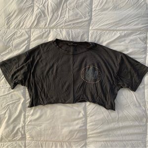 Graphic Tee Crop Top